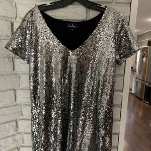 Sequin mini dress